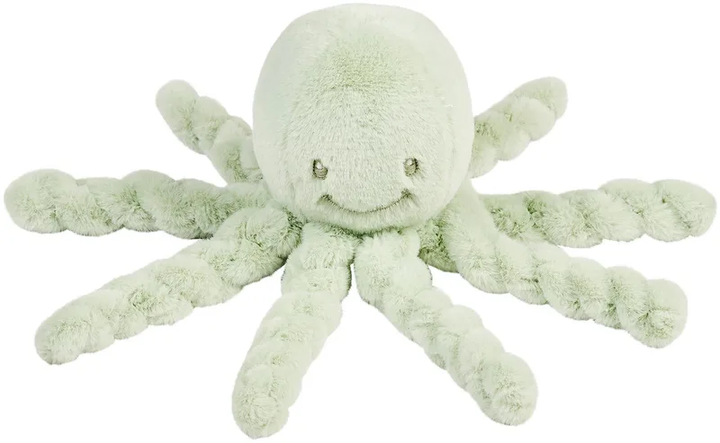 Lapidou Doudou Knuffel Octopus - 22 cm från Nattou i Lindegroen – produktbild