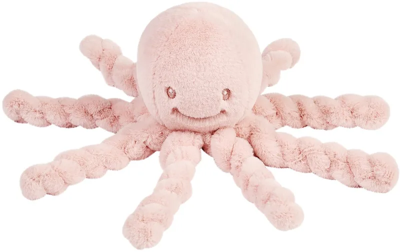 Lapidou Doudou Knuffel Octopus - 22 cm by Nattou in Poederroze – product photo