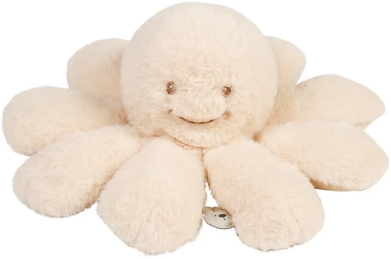 Lapidou Doudou Knuffel Octopus Rammelaar - 25 cm från Nattou i Zand – produktbild