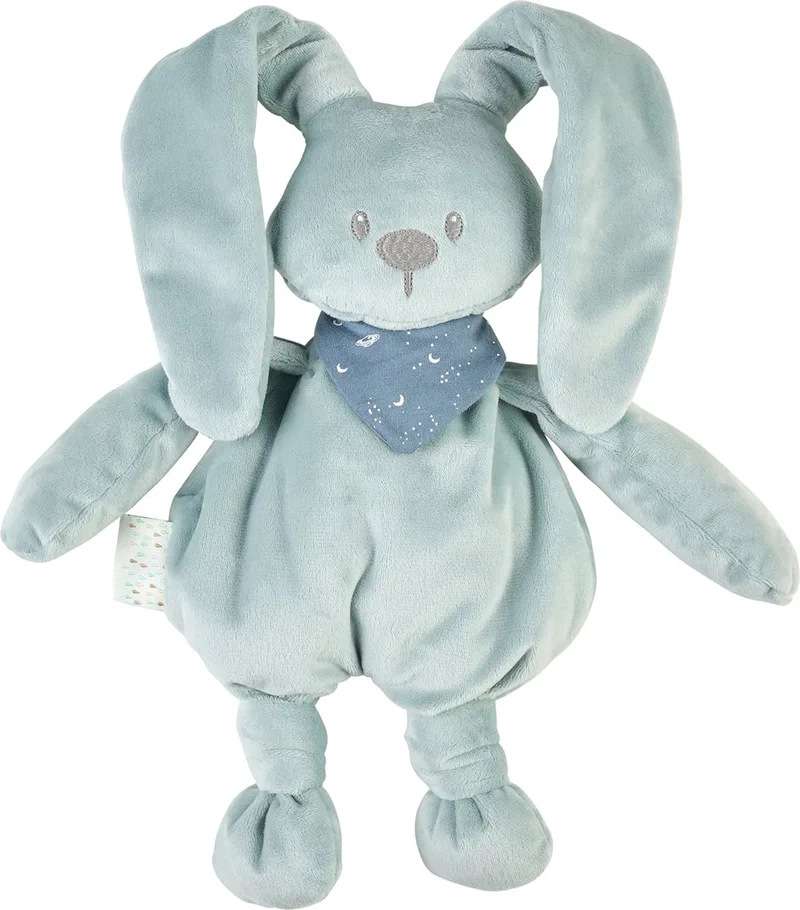 LAPIDOU Knuffel - Konijn - 30 cm de Nattou en Kopergroen – photo produit