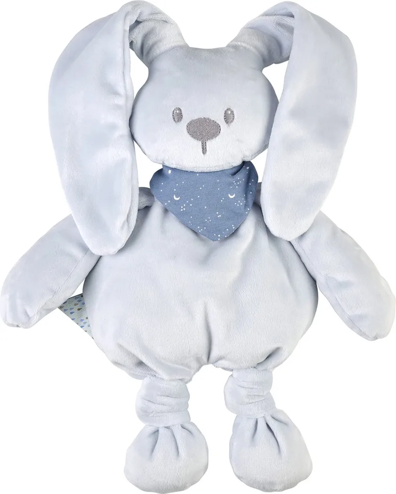 LAPIDOU Knuffel - Konijn - 30 cm van Nattou in Pastelblauw – productfoto