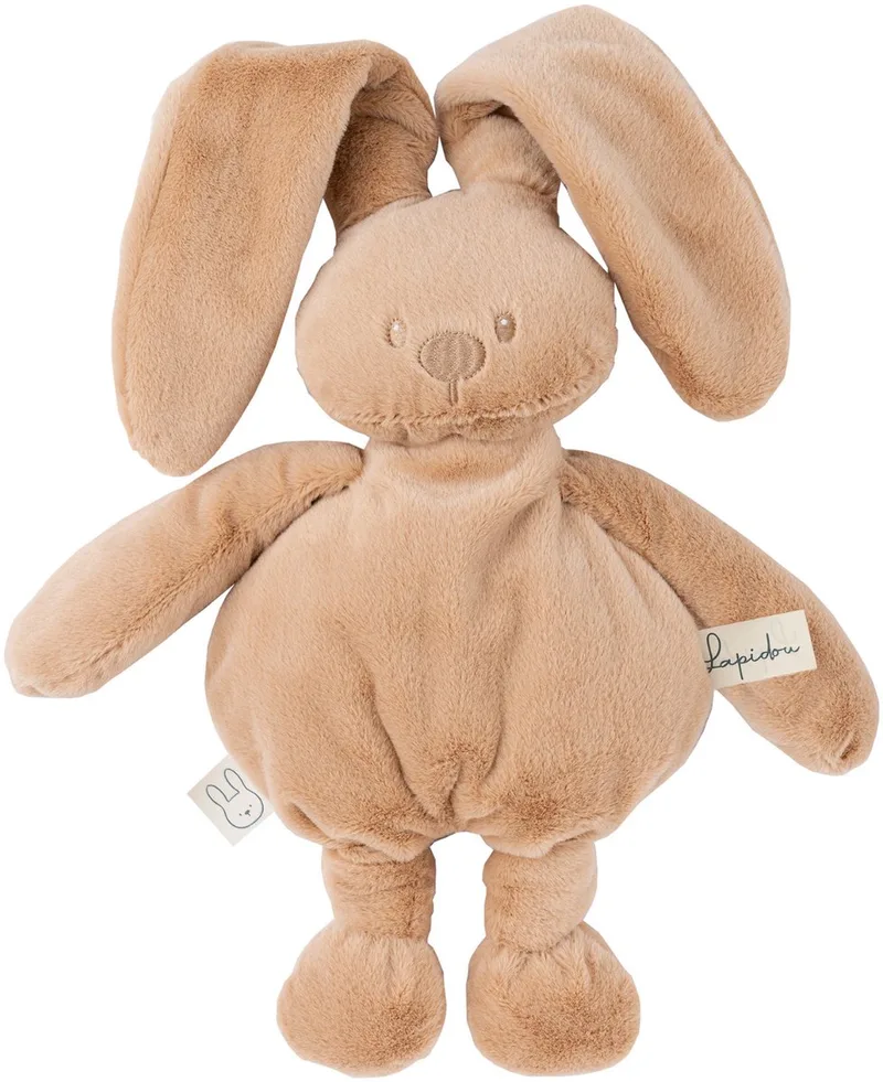 Lapidou Knuffel konijn - 30 cm - Zachte baby knuffel - Baby cadeau van Nattou in Warm Beige – productfoto