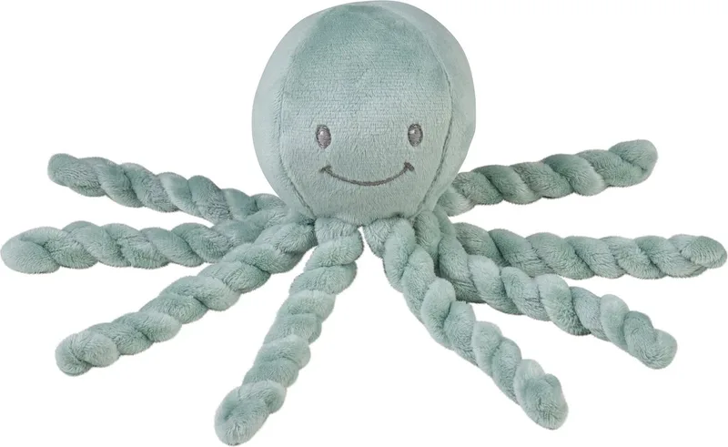 LAPIDOU Knuffel - Octopus - 22 cm by Nattou in Kopergroen – product photo