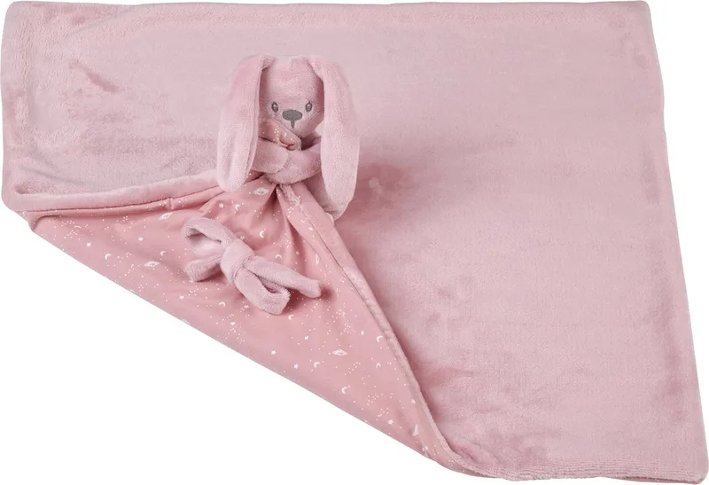 LAPIDOU Knuffeldoekje Doudou - Konijn - 50 cm de Nattou en Oudroze – photo produit