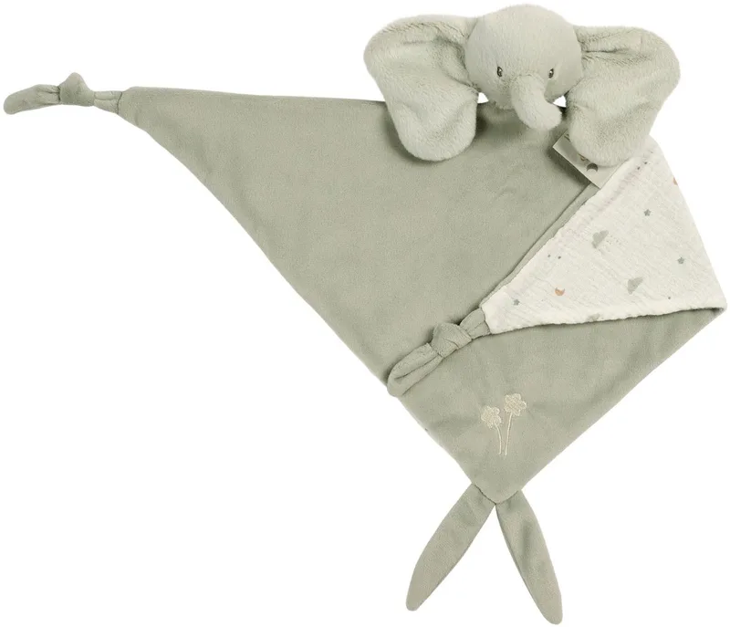 LouLou Baby Knuffeldoekje - Maxi Doudou Olifant - Baby Cadeau - 60 x 40 cm by Nattou in Lindegroen – product photo