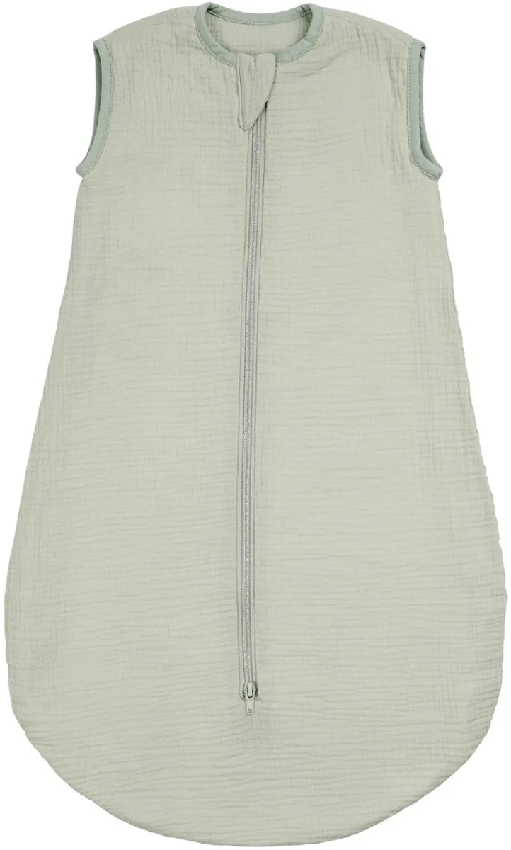LouLou Baby Slaapzak 70 cm - Slaapzak van Tetra Katoen - TOG 0,5 - Zachte Babyslaapzak de Nattou en Vert – photo produit