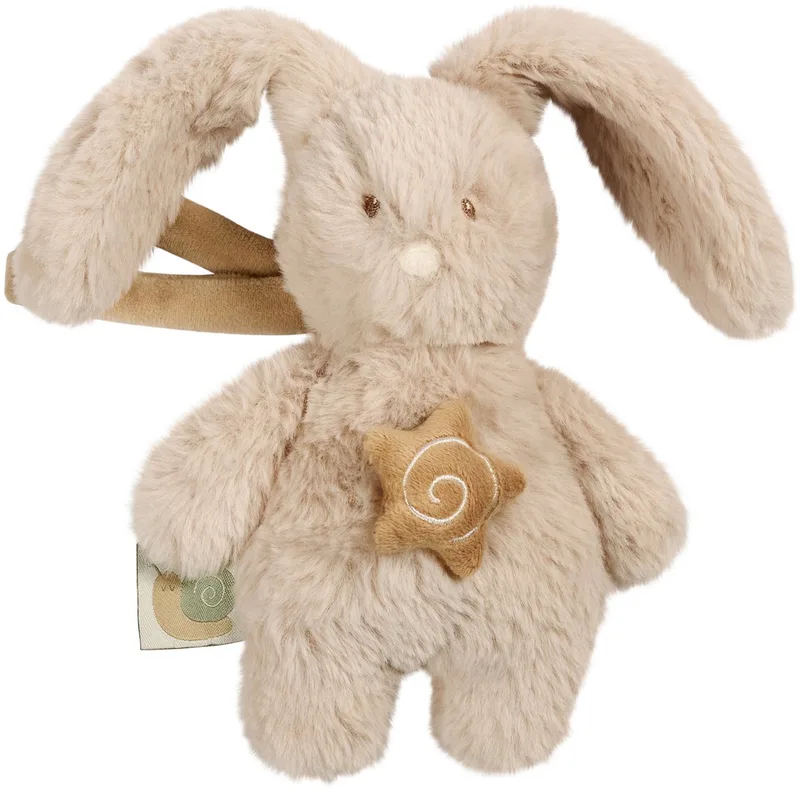 LouLou Muziekknuffel Konijn - Zachte Knuffel met Muziek - Baby Cadeau - 20 cm by Nattou in Zand – product photo