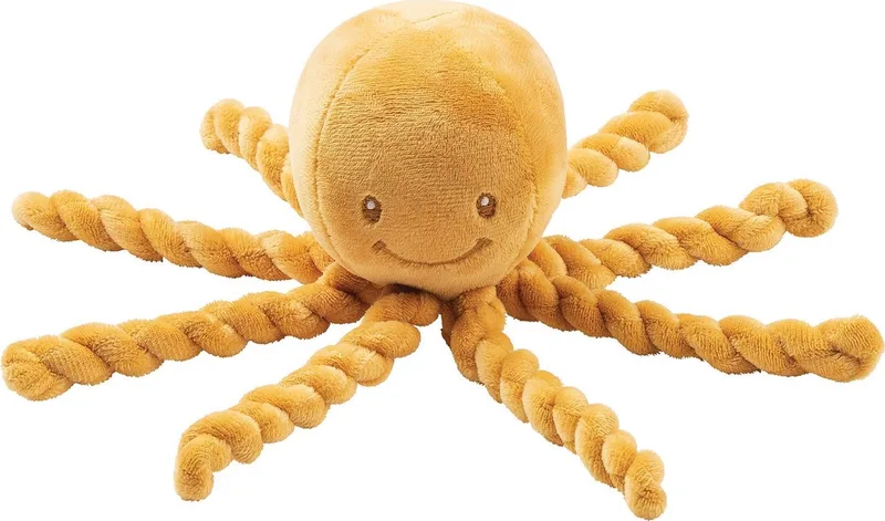 Octopus Lapidou - Knuffel - 23 cm by Nattou in Oker – product photo