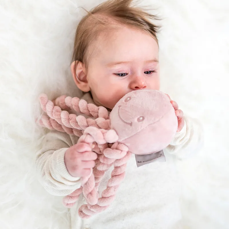 Octopus Lapidou - Knuffel - 23 cm von Nattou in Oudroze – Produktfoto 3 von 3