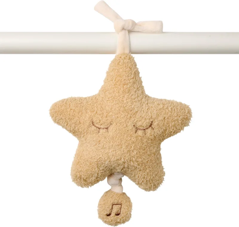 TEDDY Muziek Knuffel - Ster - 20 cm - Honing van Nattou in Ster Honing – productfoto