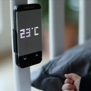Babyphone N65 2.0 strahlungsarm von neonate in Schwarz, 24,3 × 17,1 × 5,2 mm – Produktfoto 3 von 3