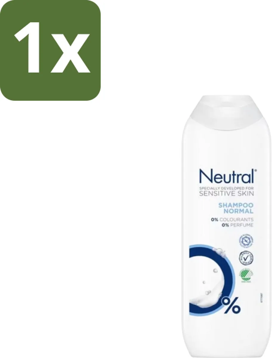 1 x Neutral – Shampoo – Normaal Haar – 250 ml - Gevoelige Hoofdhuid - Normaal Haar - Milde Shampoo - 0% Parfum - 0% Kleurstoffen de Neutral – photo produit