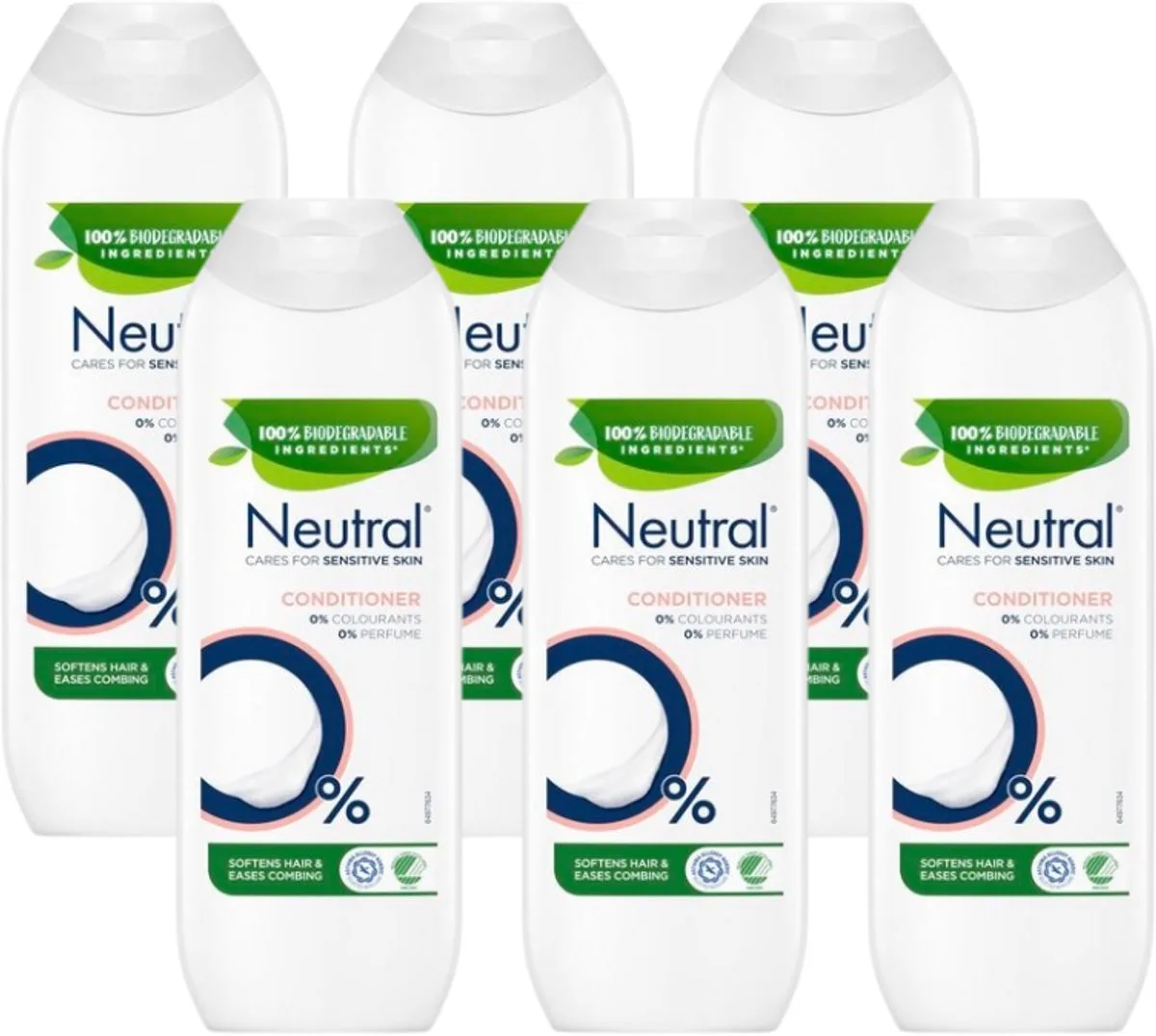 6x Neutral 0% Parfumvrij Conditioner (250 ml) by Neutral – product photo
