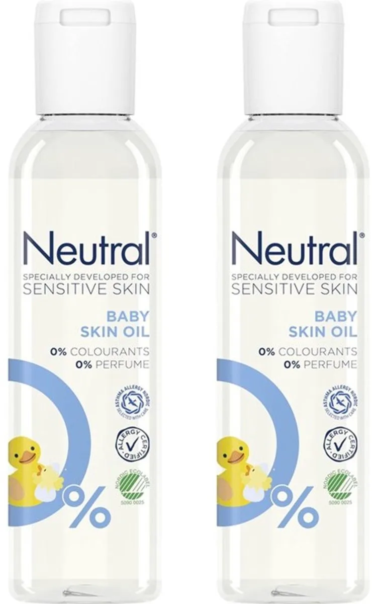 Baby Huidolie 2 x 150 ml van Neutral – productfoto