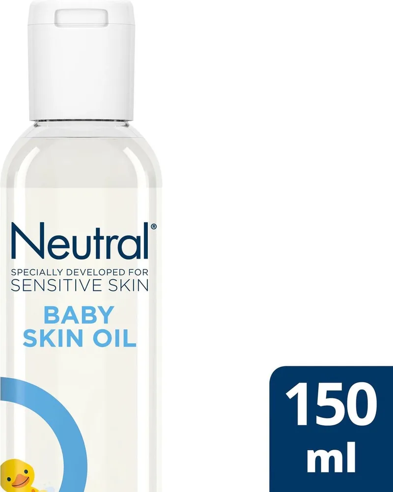Baby Parfumvrij Huidolie voor de gevoelige babyhuid 150 ml van Neutral – productfoto