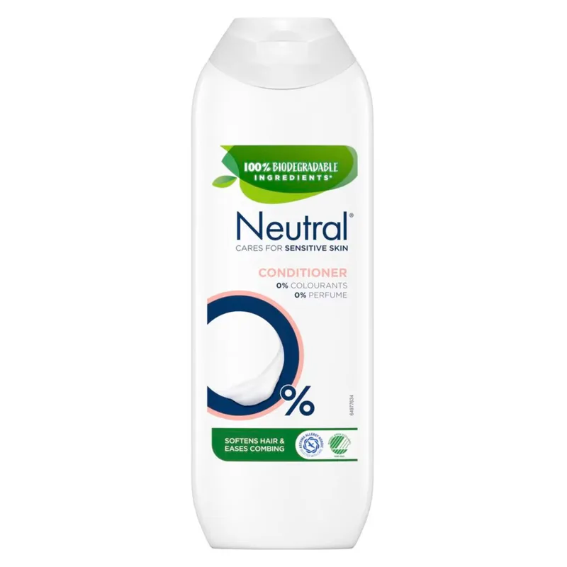 8x Neutral Conditioner 0% Perfume Free Sensitive Skin 250 ml van Neutral – productfoto