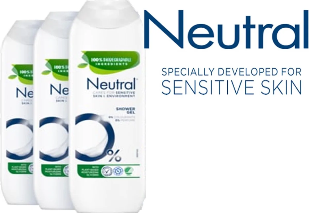 Douchegel - 3 x 250 ml - Sensitive Skin de Neutral – photo produit