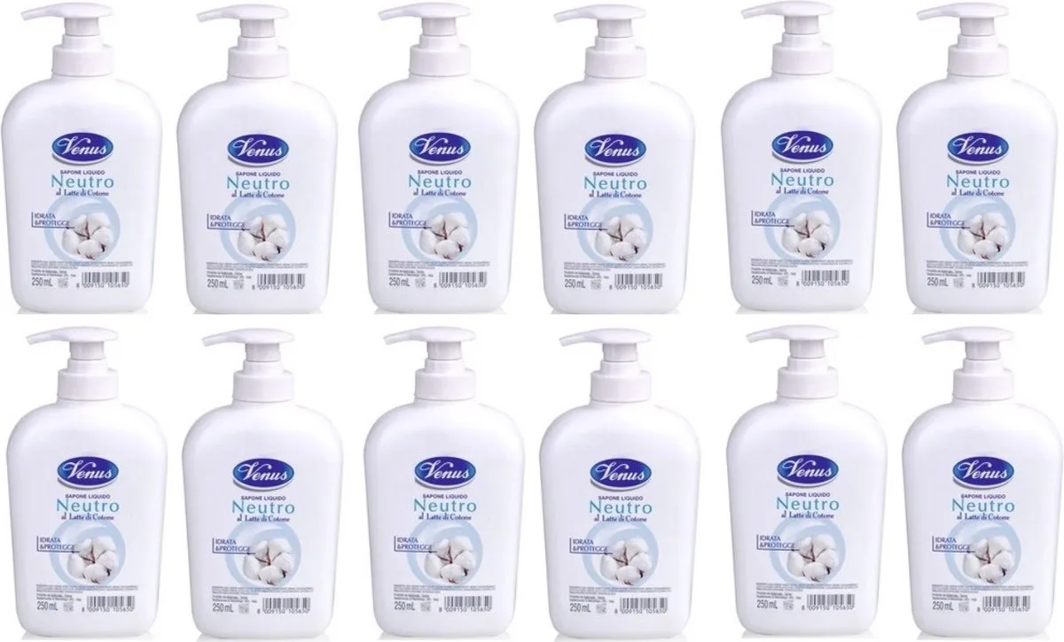 Handzeep - Met Pomp - Hand Wash - Sensitive Skin - 250ml x 12 de Neutral – photo produit