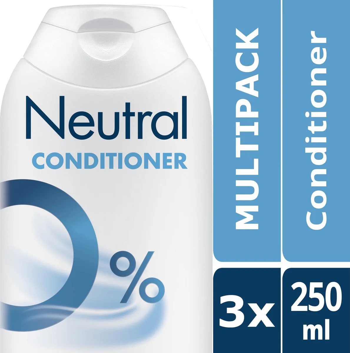 Parfumvrij - 3 x 250 ml - Conditioner de Neutral – photo produit