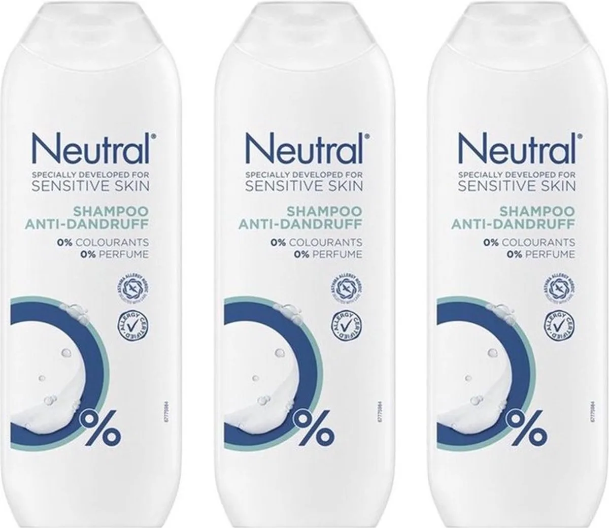 Shampoo - Anti-Dandruff - 250ml x 3 by Neutral – product photo