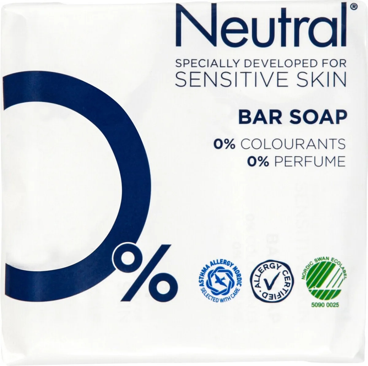 Zeep - 0% - bevat 0% parfum en 0% kleurstoffen - 24 stuks van Neutral – productfoto