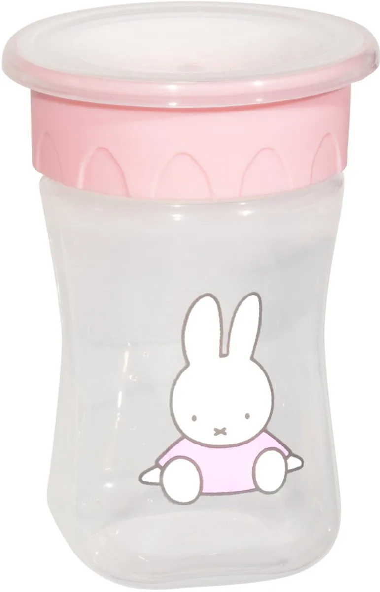 300ml 360º Anti-lek Beker NIJN-12014 van Nijntje in Roze – productfoto