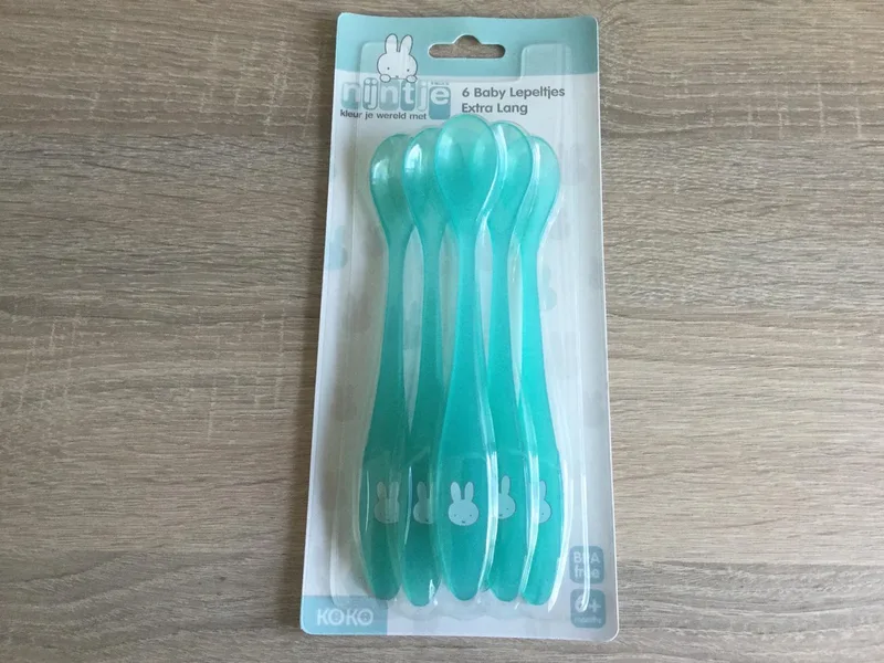 6 Stuks Extra Lange Lepels NIJN-12048 by Nijntje in Mint – product photo