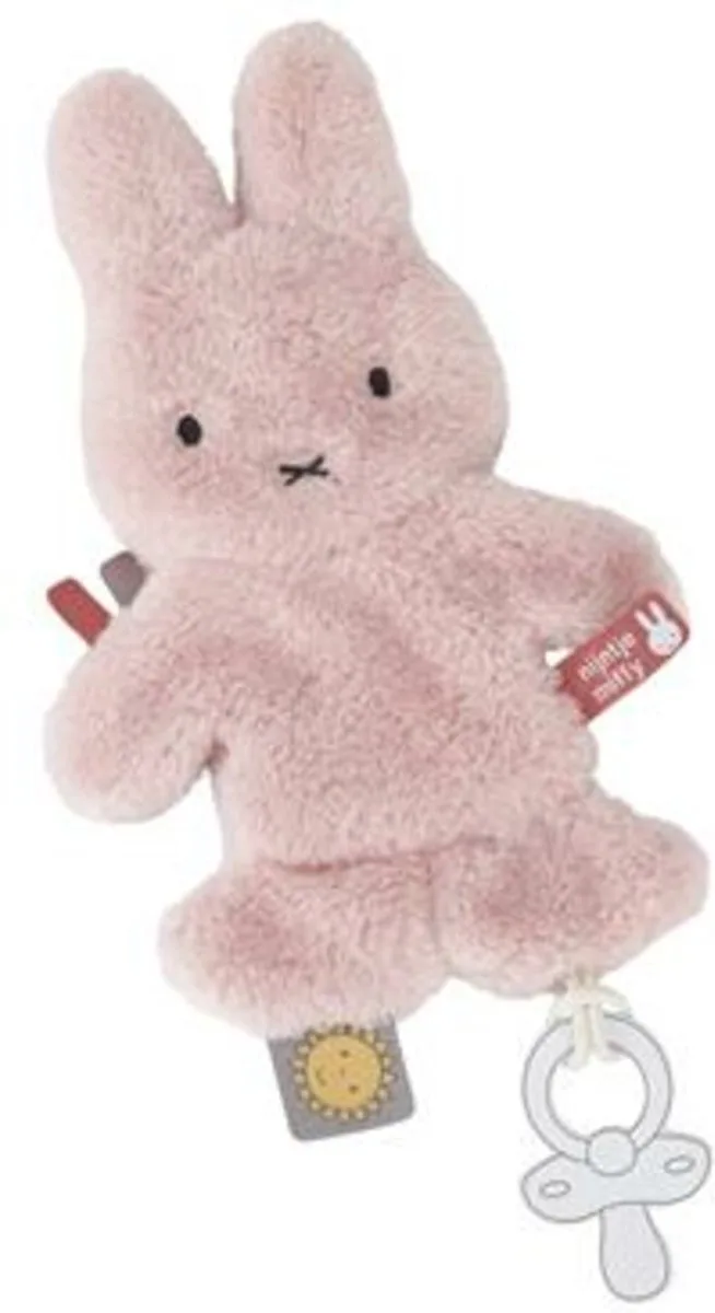 Fluffy Speendoekje - Pink van Nijntje in Roze – productfoto