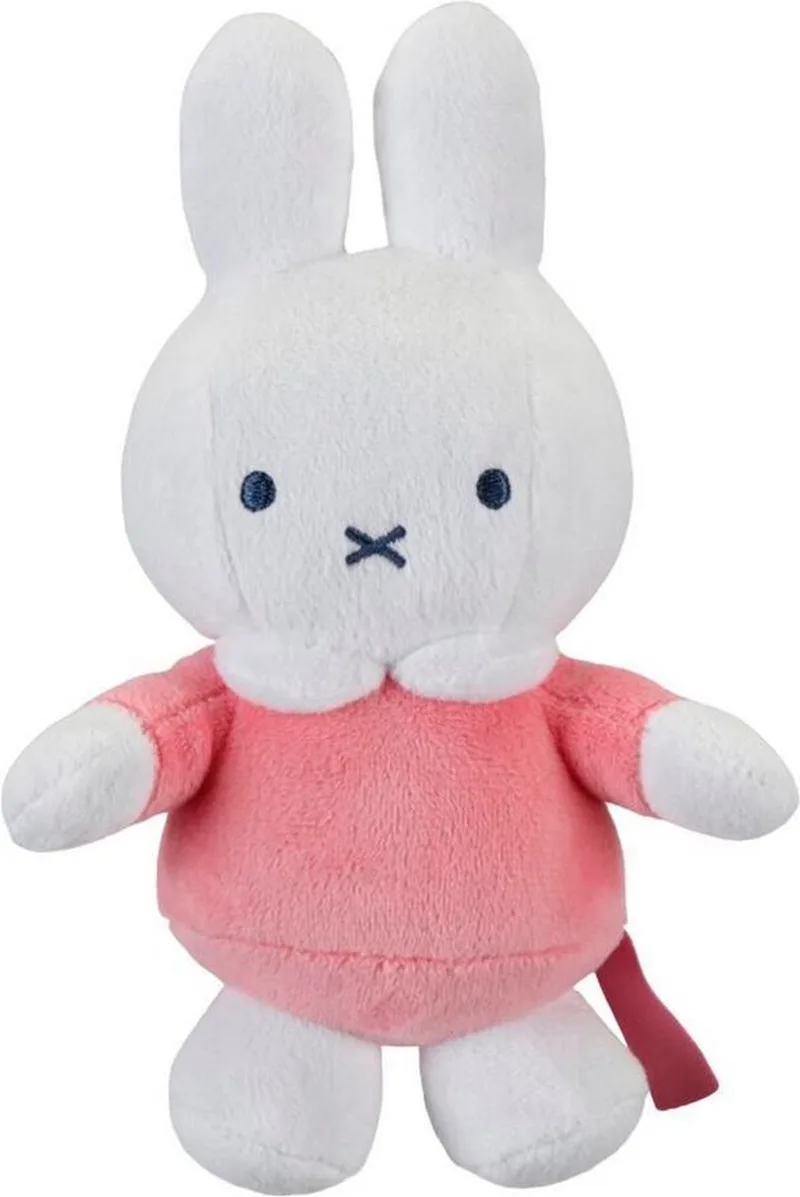 Rammelaar - Wit - 20x15cm Nijntje Miffy van Nijntje in Roze – productfoto