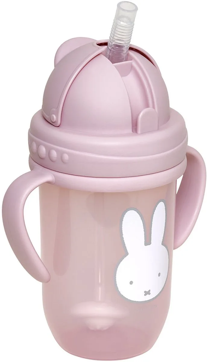 Rietjesbeker met Handgrepen - 260 ml by Nijntje in Pink – product photo
