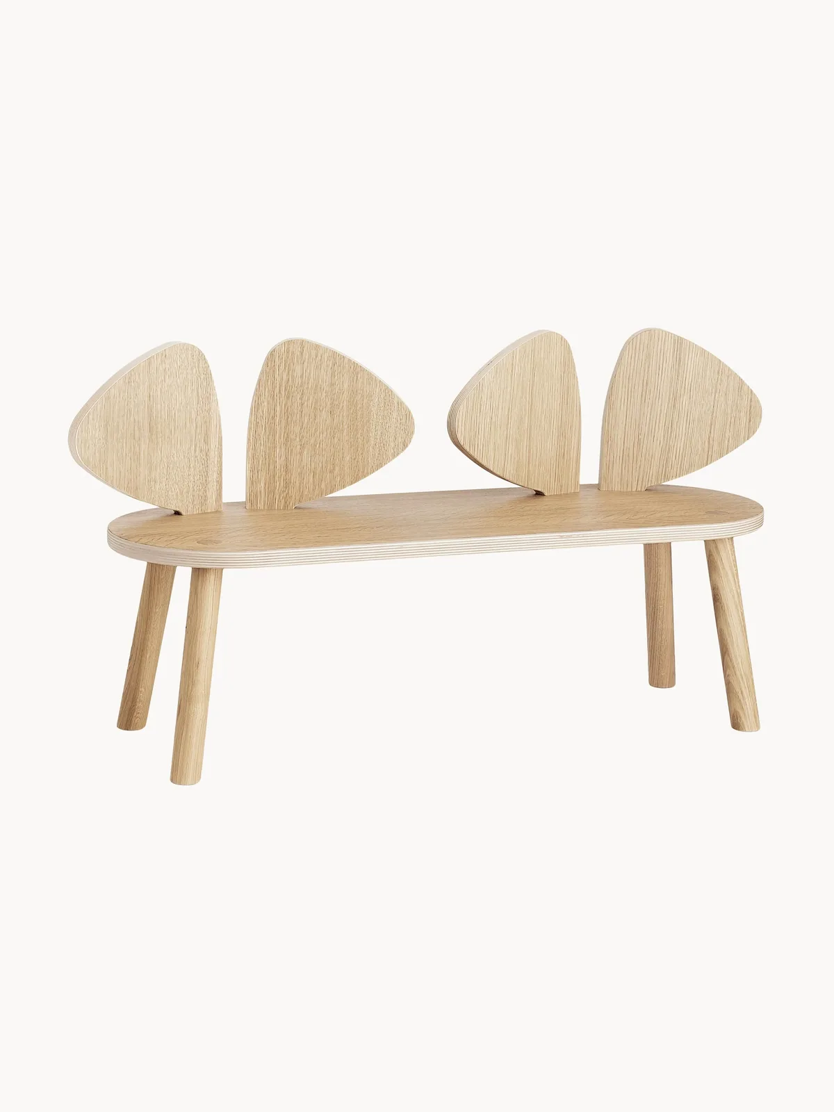 Houten kinderbank Mouse van Nofred – productfoto