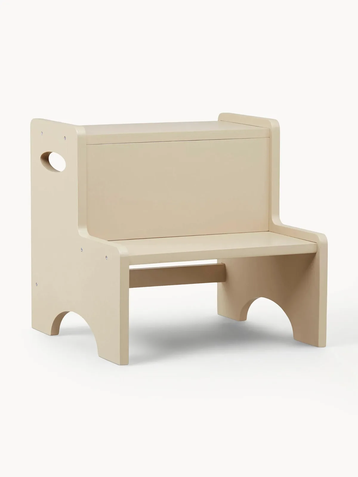 Houten opstapkruk Graffiti van Nofred – productfoto