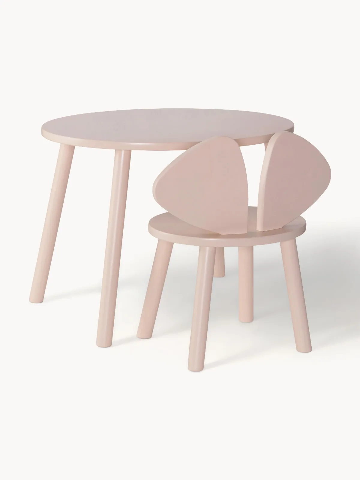 Kindertafel Mouse met kinderstoel van Nofred – productfoto