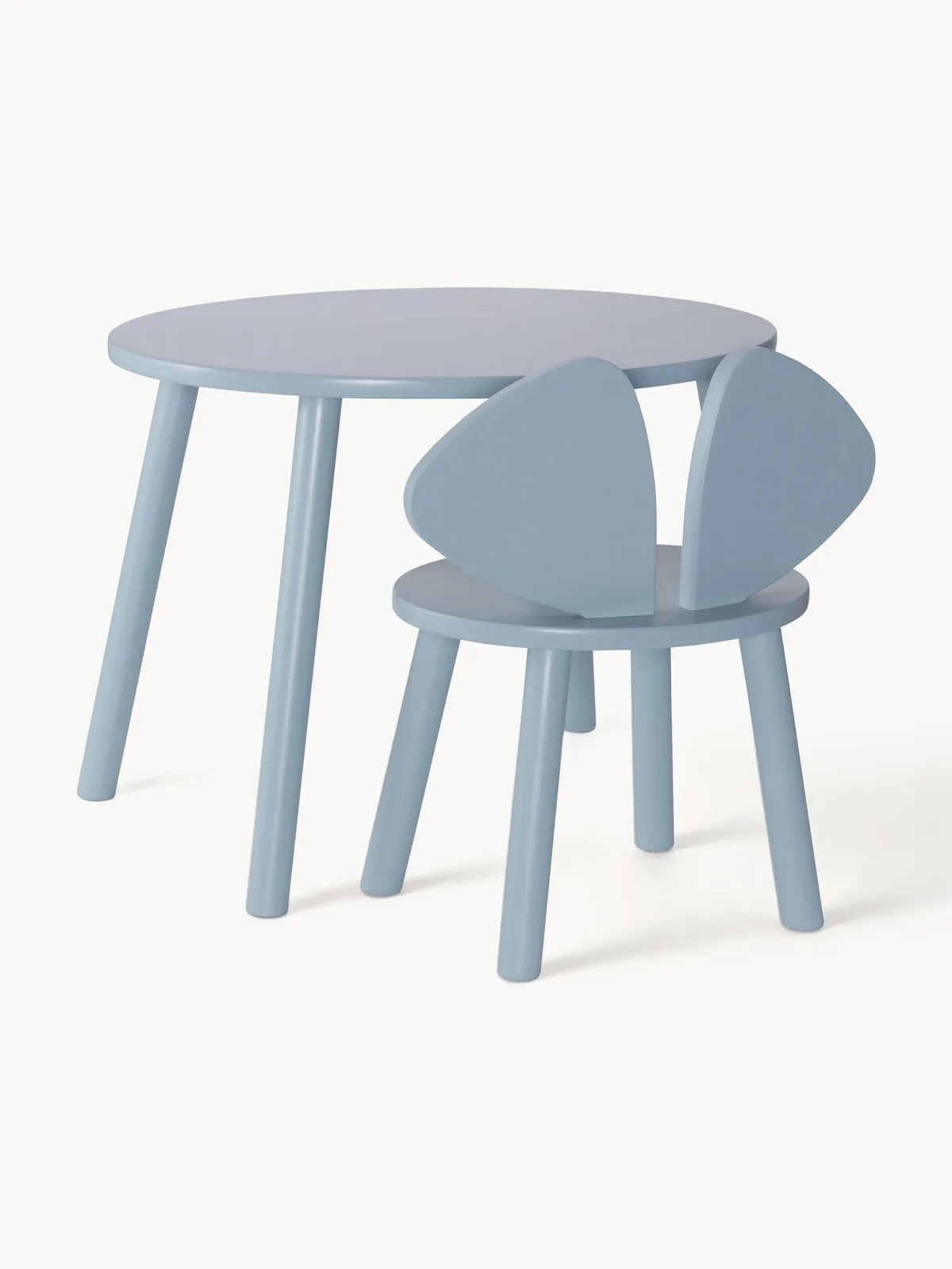 Kindertafel Mouse met kinderstoel van Nofred – productfoto