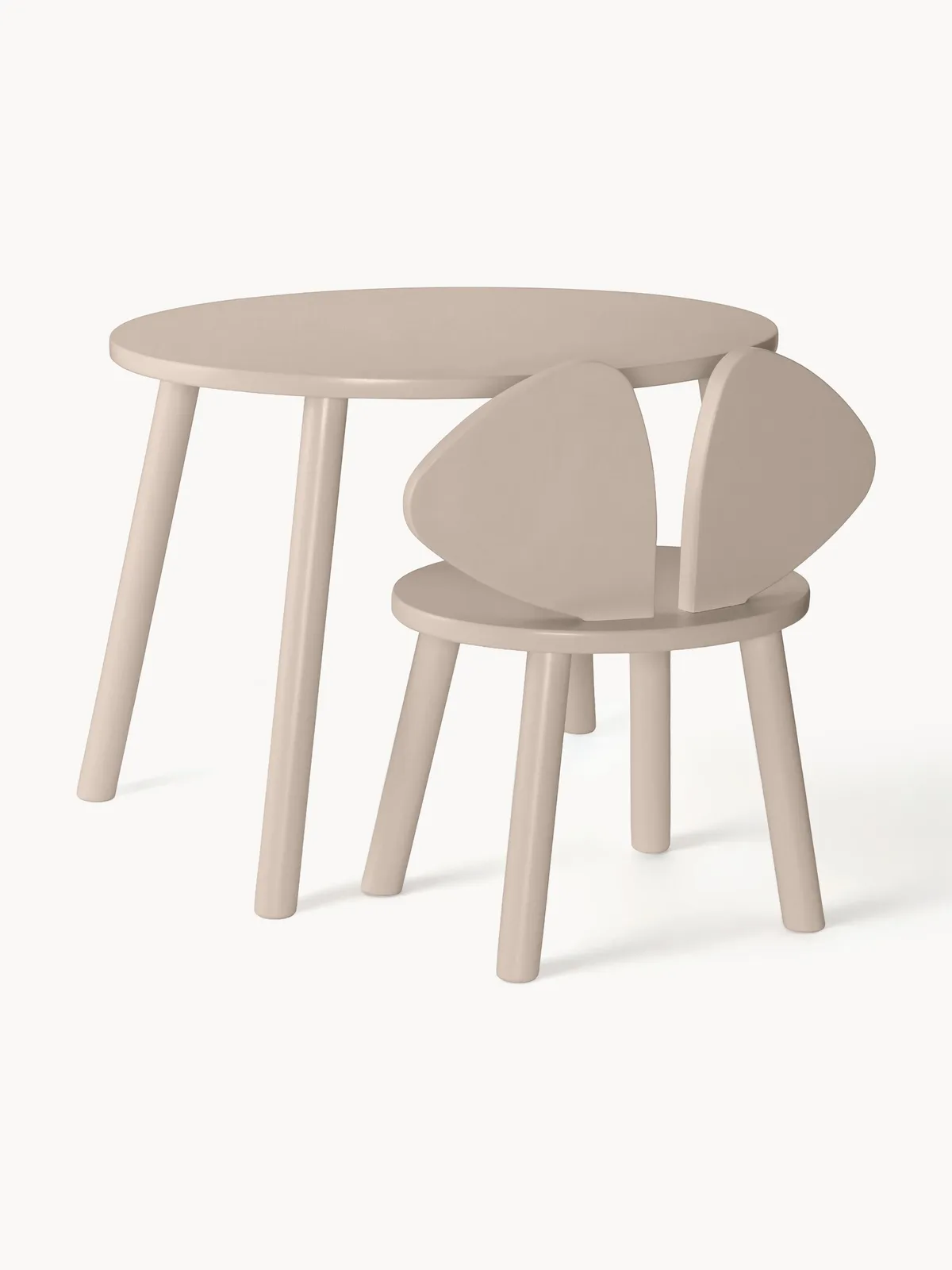 Kindertafel Mouse met kinderstoel van Nofred – productfoto