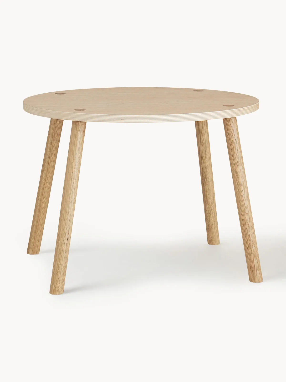 Ovale houten kindertafel Mouse van Nofred – productfoto
