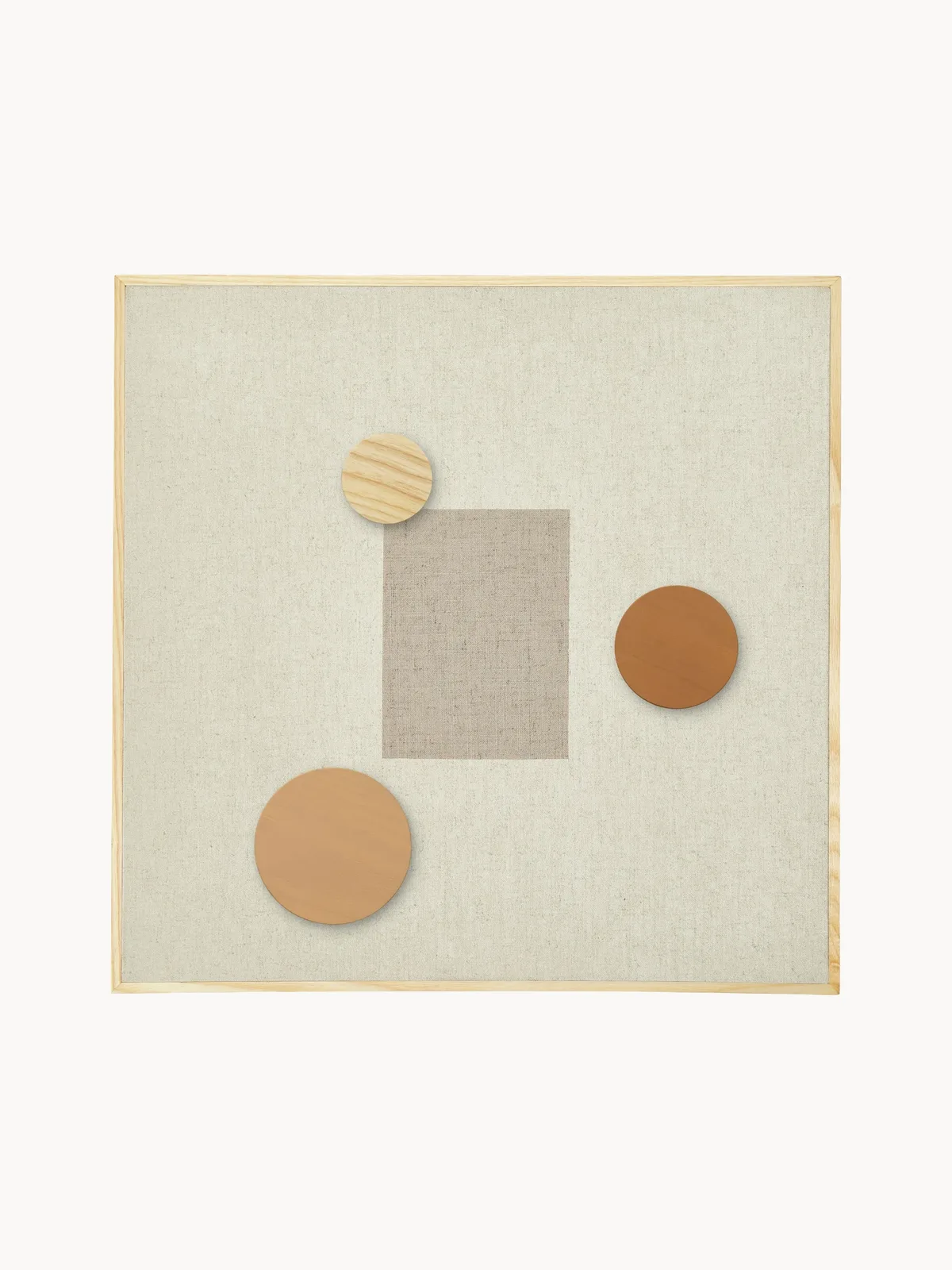 Prikbord Geometry met magneten van Nofred – productfoto