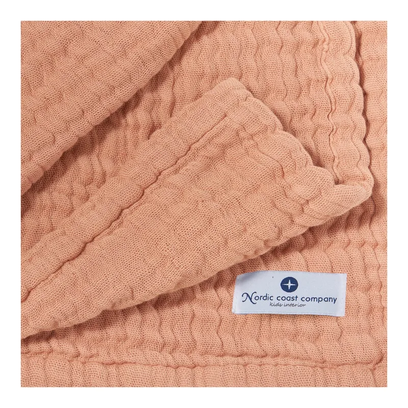 Babydecke Musselin 75x75 cm by Nordic Coast Company in Beige, 80 × 80 mm – product photo 1 of 3