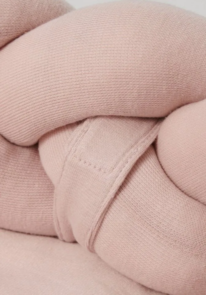 Kuschelnest Bettnest Reisebett Cocoon Moseskorb Bettnest, 3in1: Bettschlange geflochten+Krabbeldecke+Babynest, TÜV getestet de Nordic Coast Company en Rose – photo produit 2 sur 5