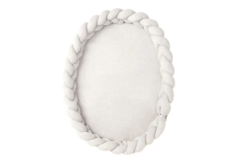 Knuffelnest, bednestje, reisbed Cocoon, Mozesmandje, 3in1: gevlochten bedslang + kruipdeken + babynest van Nordic Coast Company in Beige – productfoto 1 van 5