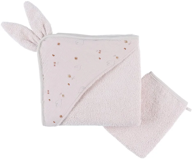 B&M Badcape - Moka van Noukie's in Roze – productfoto