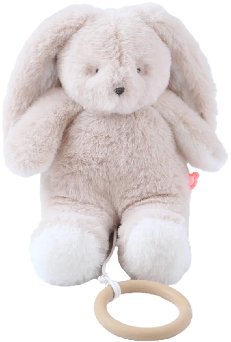 B&M Muzikale Knuffel – 20 cm – Moka de Noukie's en Rose – photo produit