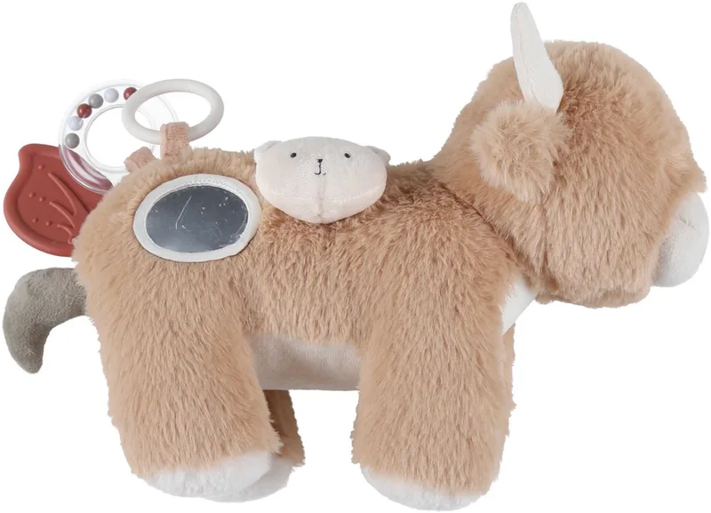 F&O Activiteiten Knuffel Fluffy de Noukie's en Beige – photo produit