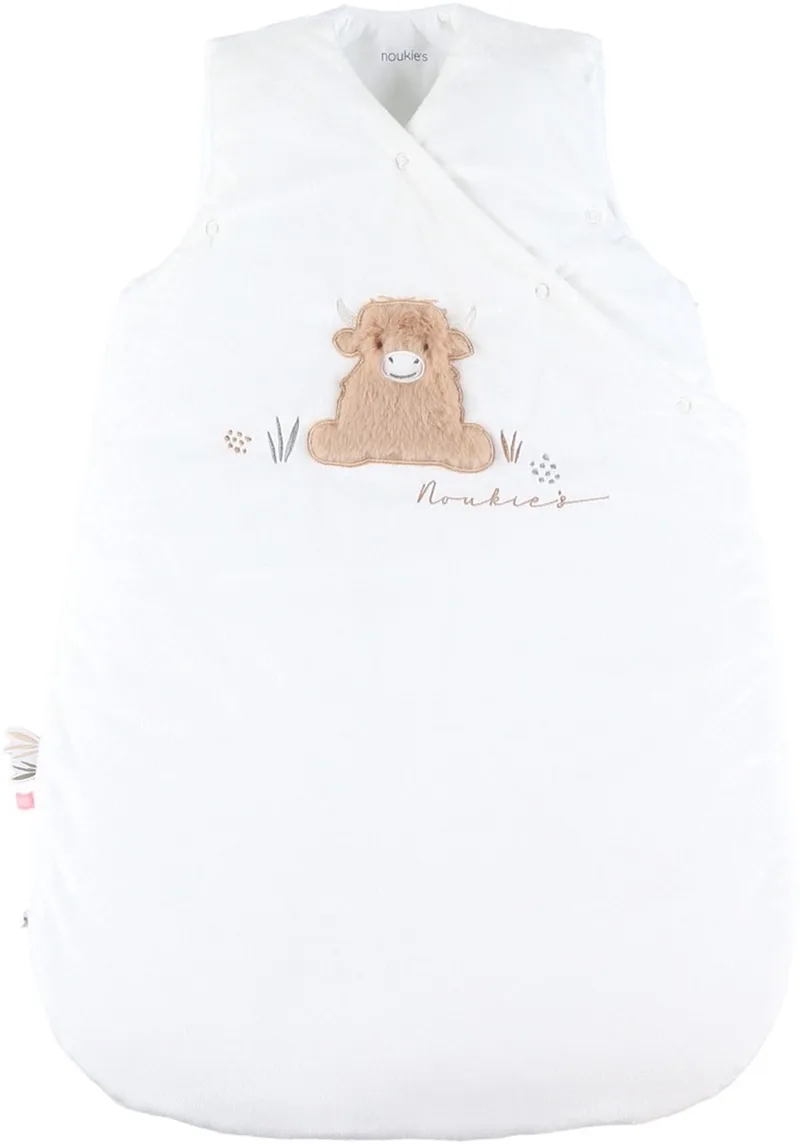 F&O Slaapzak Fluffy - Maat 70 cm - Veloudoux van Noukie's in Wit – productfoto