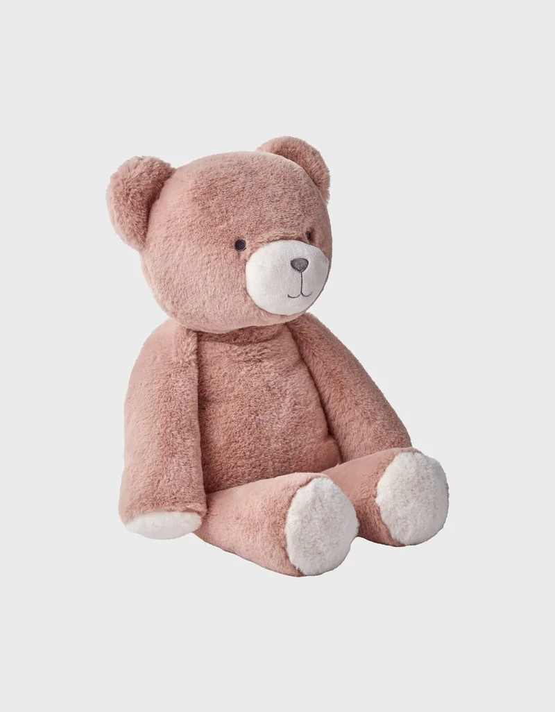 Knuffel - Beer - 40 cm - Beige ( Roze ) - Lily by Noukie's in Beige – product photo