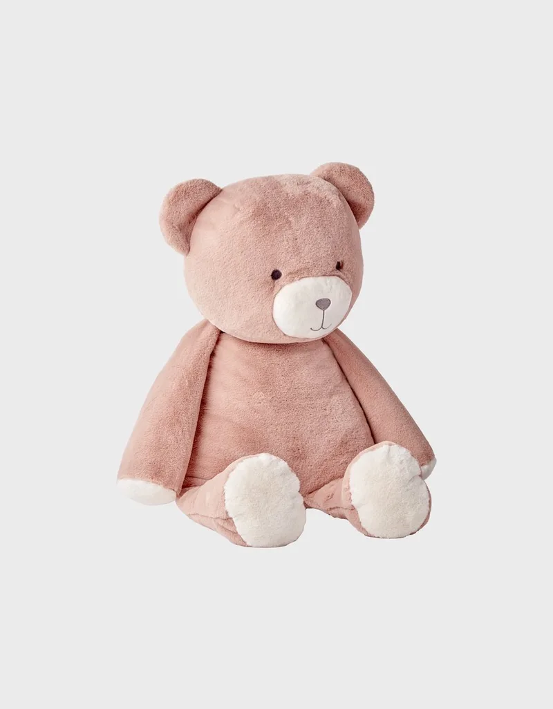 Knuffel Beer Lily - Zachte knuffelvriend van 80 cm van Noukie's in Beige – productfoto