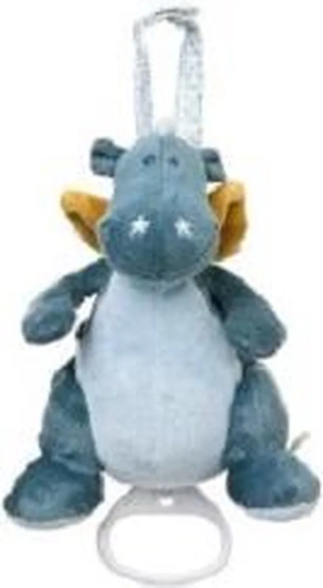 knuffel Muziekdoosje draak 20 cm by Noukie's in Blue – product photo