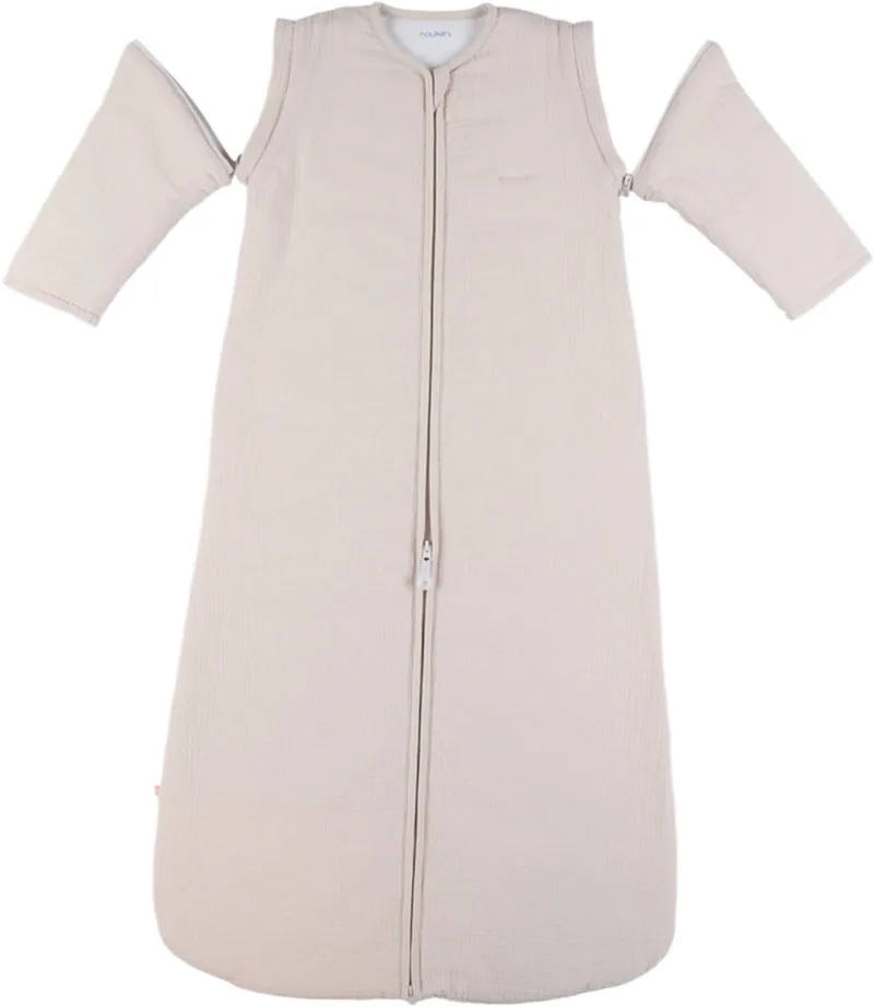 Slaapzak - Afneembare Mouwen - 100 cm de Noukie's en Beige – photo produit