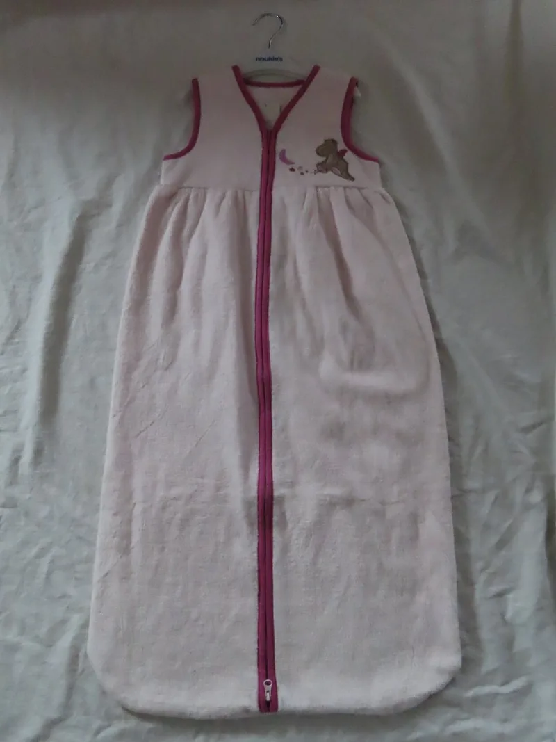 Slaapzak - Zomer - Eponge - Roze - Victoria - 90cm van Noukie's in Rose – productfoto