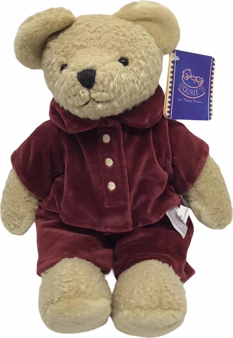 Teddy beer 38 cm - Pluche beer - Perfect gift - Luxe teddy beer - Knuffel - Knuffelbeer- Limited edition van Noukie's in Meerkleurig – productfoto
